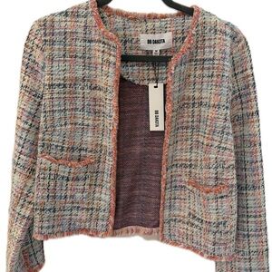BB Dakota Tweed Cropped Jacket – Size Medium (M) – NWT